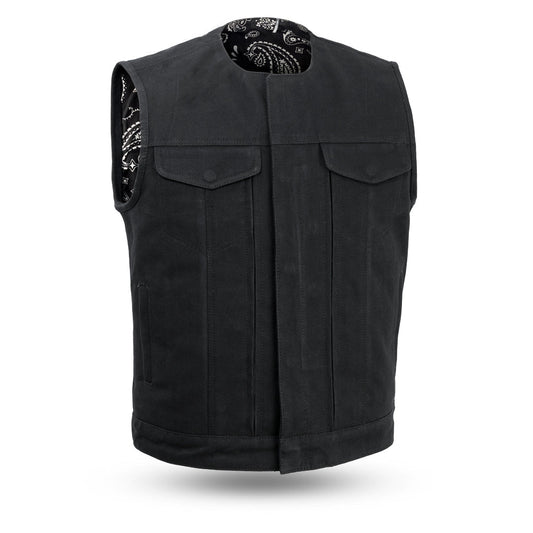 Fairfax V2 Men's Motorcycle Canvas Vest