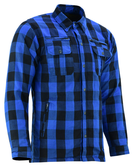 DS4674 Armored Flannel Shirt - Blue