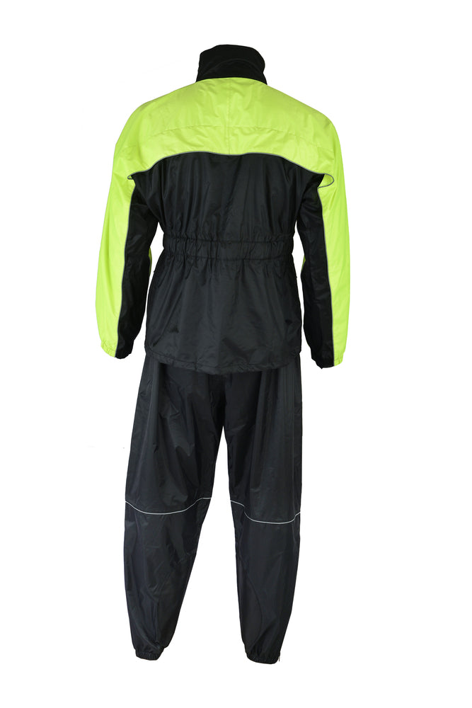 DS592HV Rain Suit (Hi-Viz Yellow)